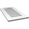 Ekena Millwork Arch Top Surface Mount PVC Gable Vent: Functional, w/ 3-1/2"W x 1"P Standard Frame, 16"W x 32"H GVPAR16X3201SF - alternate 2